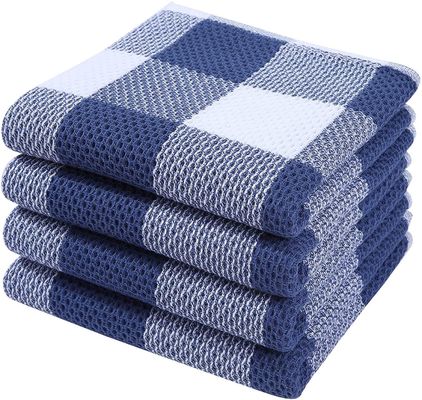 厚い方形ワッフルタオル オーダーメイド 純綿 ハニーキャムタオル 宣伝プレゼント