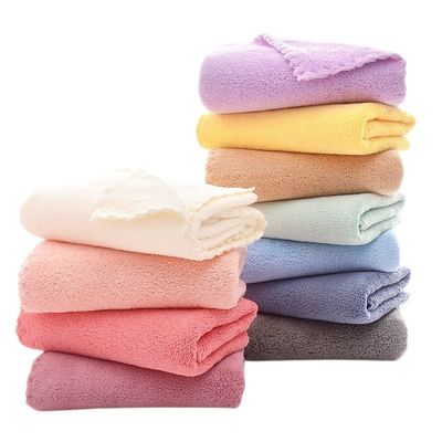 トップページ ホテル 旅行 スパ 柔らかく吸収性のあるサンゴのベールベット 子供の浴巾 50*100