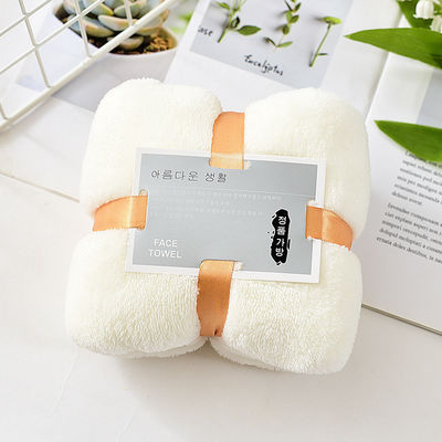 厚い吸収性サンゴ毛浴巾セット 正規サイズ 70*140cm 35*75cm 1枚