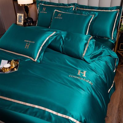 一回使用不可 贅沢ベッドシーツ 快適な睡眠のための氷のシルクベッドセット