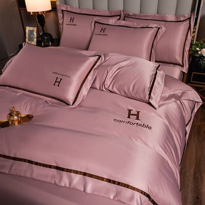 一回使用不可 贅沢ベッドシーツ 快適な睡眠のための氷のシルクベッドセット