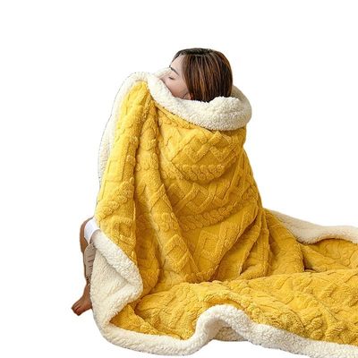 毛布 固い色 超柔らかい 厚い フランネル シェルパ フルスの毛布 あなたの顧客のために