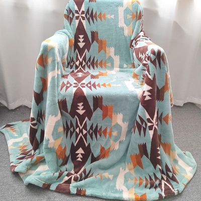 フラネルシェルパ毛布 寝具キング・クイーン ツインサイズ 織物ポリエステルボホ毛布