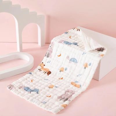 柔らかく柔らかい綿製 ベビータオル 高密度 6層 非?? 光 25*50cm