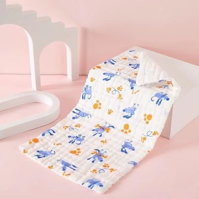 柔らかく柔らかい綿製 ベビータオル 高密度 6層 非?? 光 25*50cm