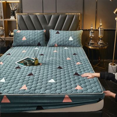 高級 洗えるベッドシート 低アレルギー性ベッド保護具 マットレスカバー