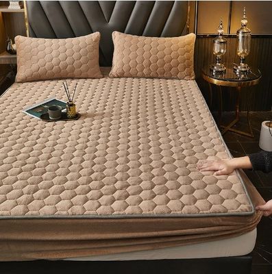 高級 洗えるベッドシート 低アレルギー性ベッド保護具 マットレスカバー