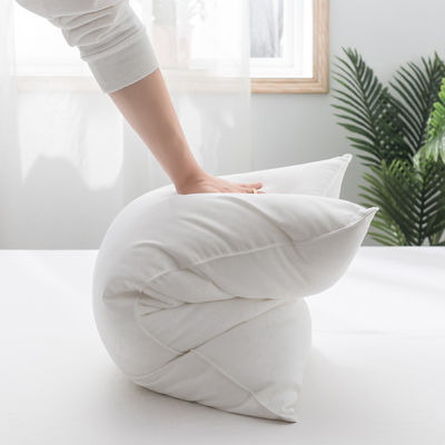 5つ星ホテル ベッドルーム NECK 快適な睡眠のための羽毛のベールテッド枕コア