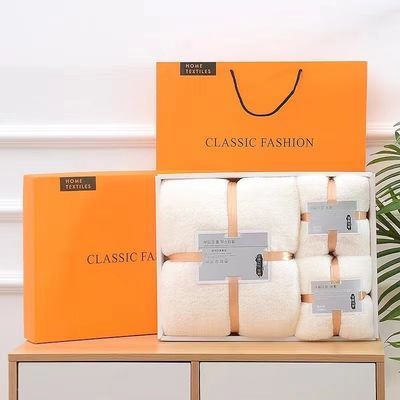 カスタマイズされた印刷デザイン 純綿 浴巾 三品セット 正方形