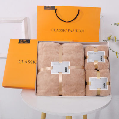 カスタマイズされた印刷デザイン 純綿 浴巾 三品セット 正方形