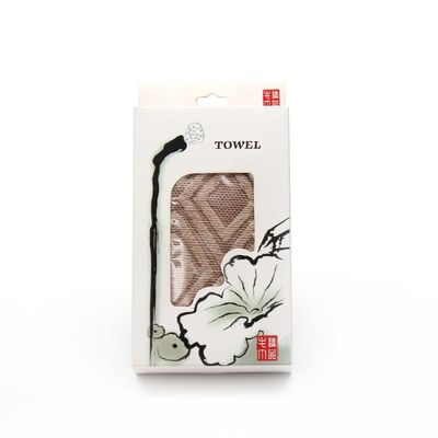 厚く吸収性のある100%純綿の顔巾 34*74cm 家庭用大人のシャワー用