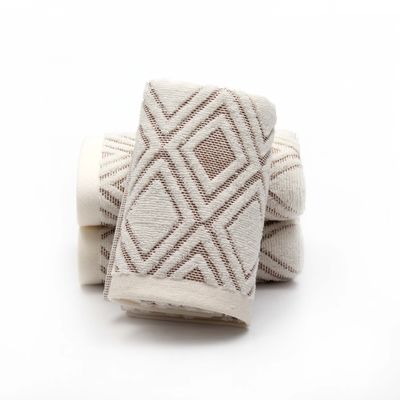 厚く吸収性のある100%純綿の顔巾 34*74cm 家庭用大人のシャワー用