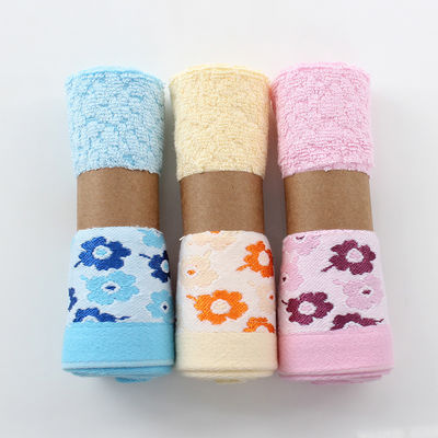 パターン付き バンブー 繊維 方形 手ぬぐい ギフトボックス 柔らかい 吸収性 赤ちゃん 洗顔