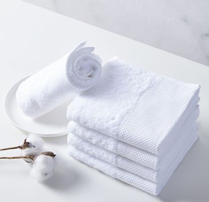 パーソナライズされた白いホテル 専用100%綿吸い込み 厚い浴巾
