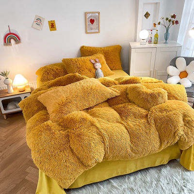 年齢層 成人 子供 生?? 色 冬用ベッドレインネック用 シンプル 染色 デュベットカバーセット