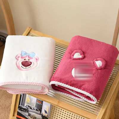 ポリエステル/綿 2PCS 厚い浴巾セット ビーチセット 浴巾 結婚祝いプレゼント