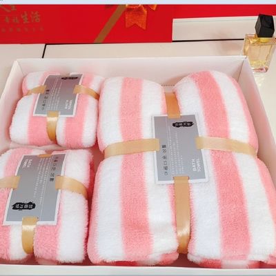 設計者の浴室のための厚いウォープ編み毛布カチオニックセット 3 in 1 タオル