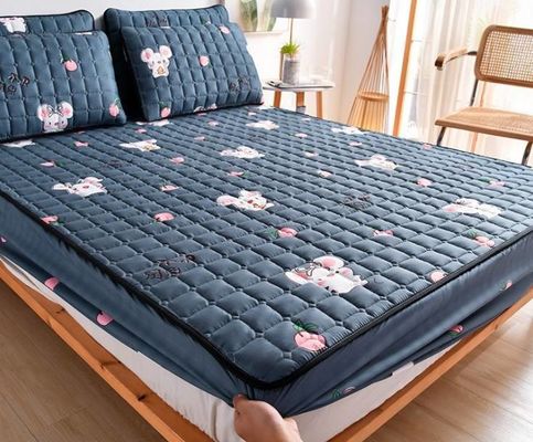 床の保護パッドのためのカスタムプリントされたブラシマットレス保護具