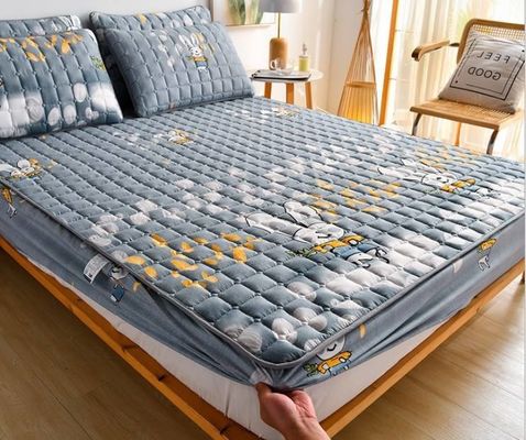 床の保護パッドのためのカスタムプリントされたブラシマットレス保護具