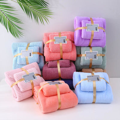 3Pcs 浴巾セット 家庭用 ホテル用 結婚記念品