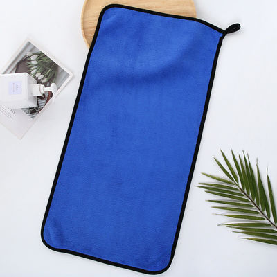 カスタム厚いパルシュカークリーニング布 40x40 エッジマイクロファイバーのカラフルなカータオル