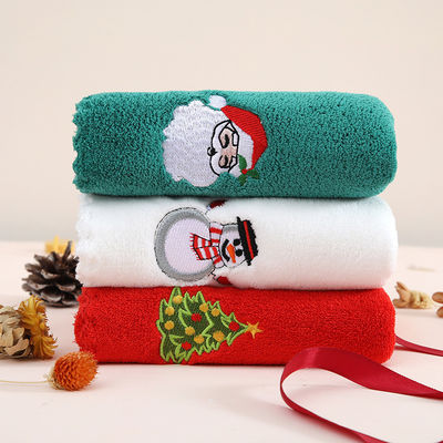 伴い 手 プレゼント 軟くて吸収性の良い クリスマス タオル