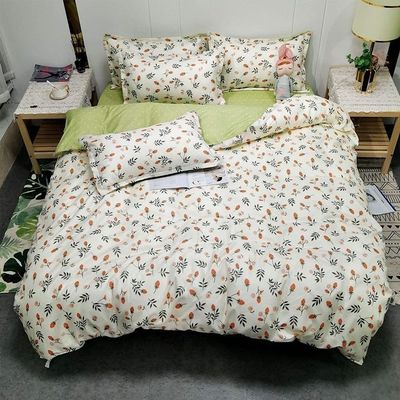 空気通透ベッドセット ホテル用品 100% 豪華 デュベットカバー 4 枚ベッドシーツセット