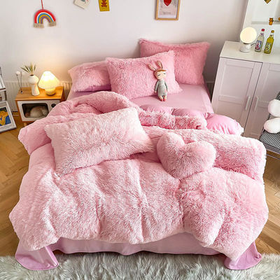 4点多色ベッドシーツセット 子供のための女の子の部屋
