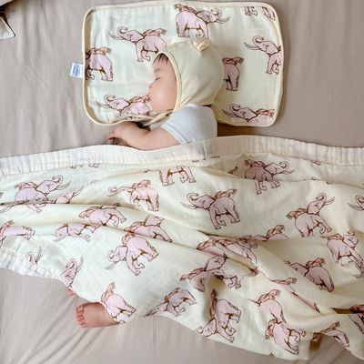 パターン スタイル ベビー バンブー 綿 ガージ 浴場 新生児 毛布 セット A級 ベッドベッド