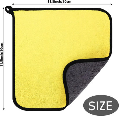 30*30cm マイクロファイバー自動車清掃タオルは高価な清掃製品に別れを告げます