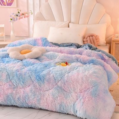 2024 毛布 家庭用 ミンク ベルヴェット コンフォーター クリスタル ベルヴェット 厚い 暖かい 冬 夏