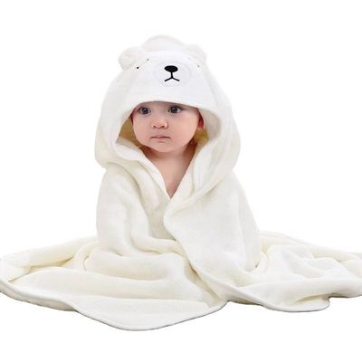 赤ちゃんのためのカスタマイズされた子供用の浴衣セット 柔らかくて吸収性のあるフードタオル