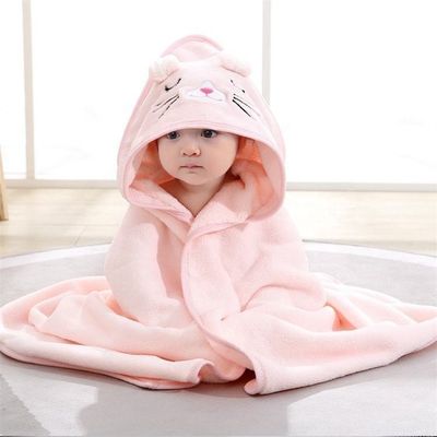 赤ちゃんのためのカスタマイズされた子供用の浴衣セット 柔らかくて吸収性のあるフードタオル
