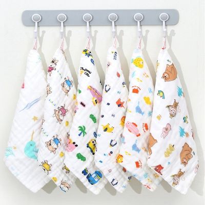 オーガニック綿 ミュスリン ベビータオル 布 30x30cm 25x50cm 白