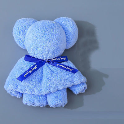 児童 年齢 グループ 30x30cm コーラル ベルベット フリース 結婚 ビジネス プレゼント 熊 タオル