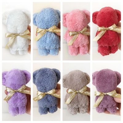 柔らかい肌に優しいタオル 結婚式 クリスマスプレゼント カスタマイズされたパッケージング ロゴ 記念品