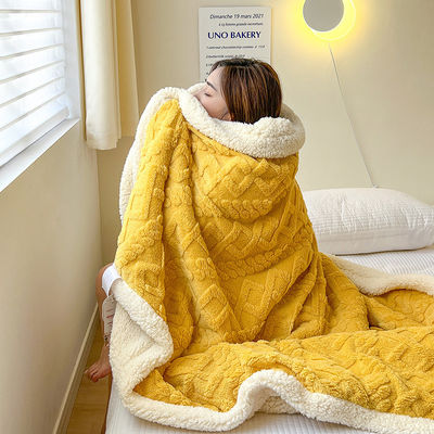 結婚式 編み物 双面羊毛 カシミール プレッド ブランケット 冬 の 暖かさ
