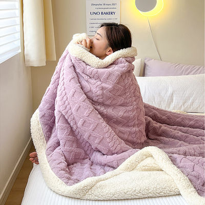 結婚式 編み物 双面羊毛 カシミール プレッド ブランケット 冬 の 暖かさ