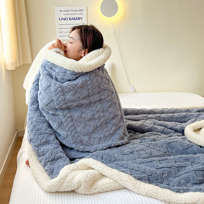 結婚式 編み物 双面羊毛 カシミール プレッド ブランケット 冬 の 暖かさ