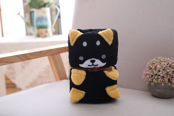 柔らかい220g ベビー巻き毛布 面白い動物漫画 毛布 ベッド用毛布