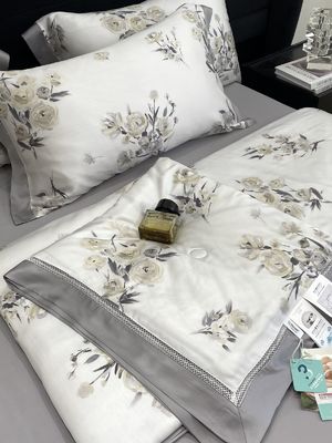 国定規格 色の強度 300TC/60S*60S ドバイ市場用テンセルベッドセット