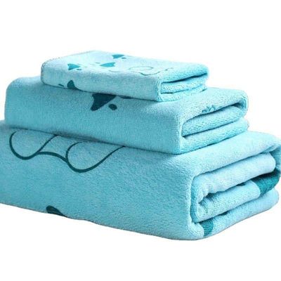 直接販売 マイクロファイバー 3 片タオルセット カスタム バスタオル ギフトセット すべての利点