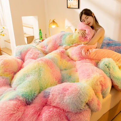 冬の毛布の厚み 長い髪のミンスベルベットと100%ポリエステルの暖かさ