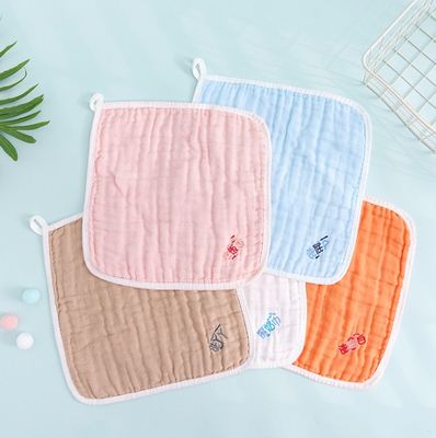 持続可能な100%綿のムスリン ユニセックス用 赤ちゃん用 繰り返し使用可能なムスリン用 顔面布