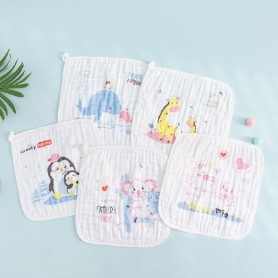 持続可能な100%綿のムスリン ユニセックス用 赤ちゃん用 繰り返し使用可能なムスリン用 顔面布
