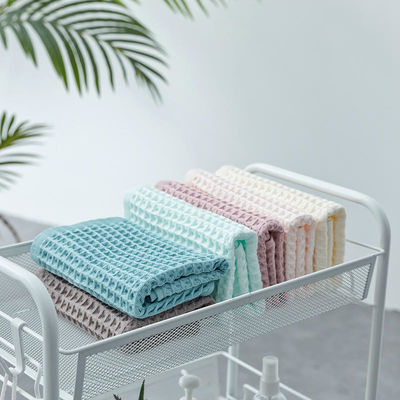 30*34cm 再利用可能なワッフル 織り キッチンタオル 100% 綿皿 清掃用