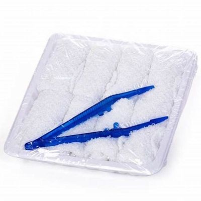 一回使用可能なレモン香りの綿の手ぬぐい 冷たく熱く レストランの湿った手ぬぐい